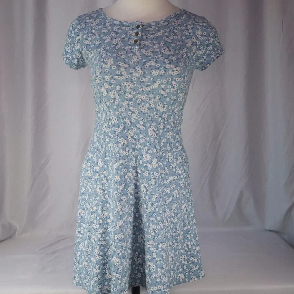 SO T-shirt Dress Girls Size XL (14/16) Cap Sleeve Flare Skirt
